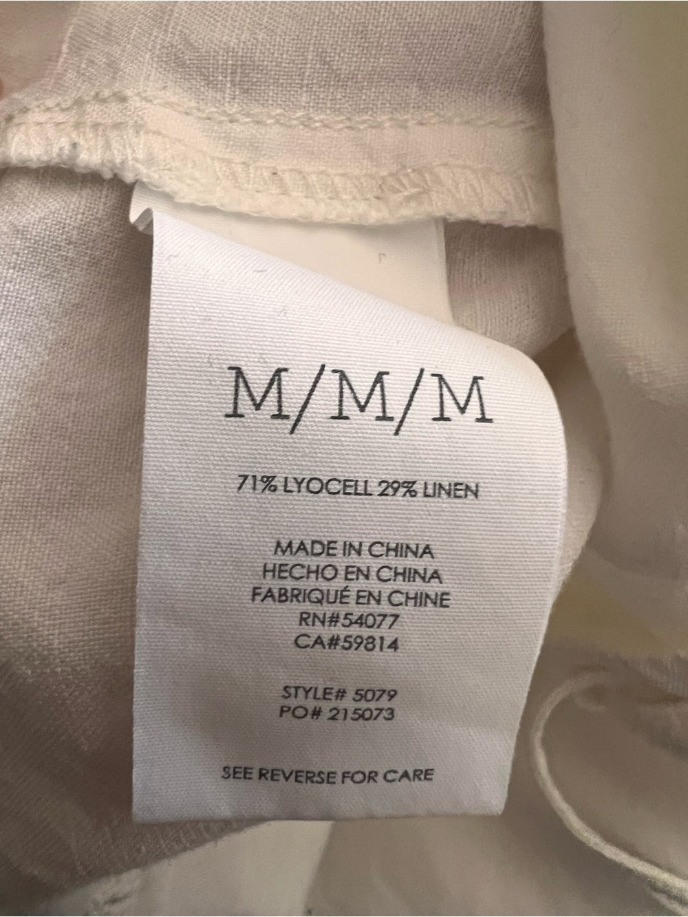 Cabi Cropped White Wide-Leg Drawstring Pants - Picture 4 of 5